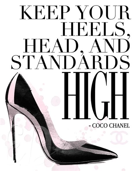 famous quotes coco chanel|coco chanel quotes high heels.